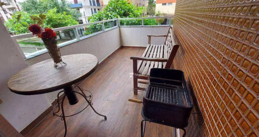 Apartamento com 3 dormitórios à venda, 110 m² por r$ 430.000,00 - enseada - guarujá/sp