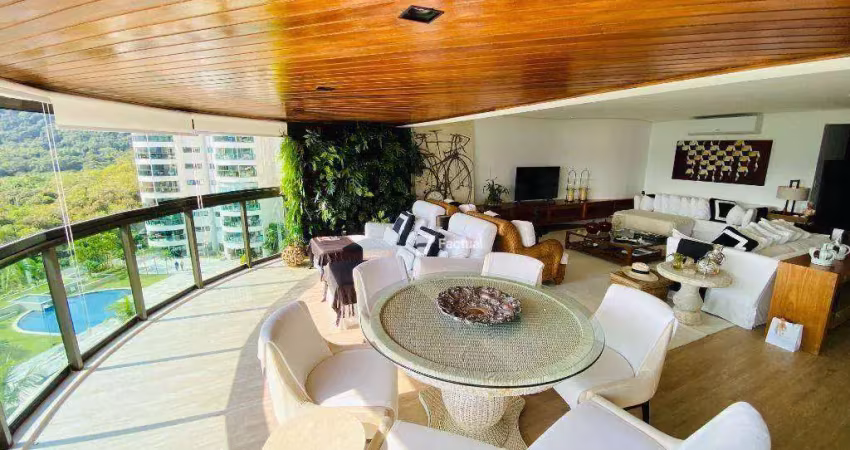 Apartamento com 4 dormitórios à venda, 224 m² por r$ 3.500.000,00 - enseada - guarujá/sp