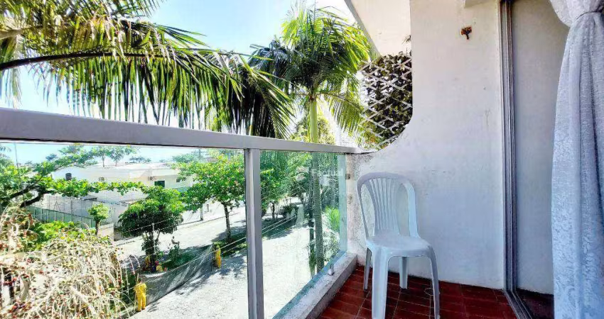 Apartamento com 2 dormitórios à venda, 70 m² por r$ 400.000,00 - enseada - guarujá/sp