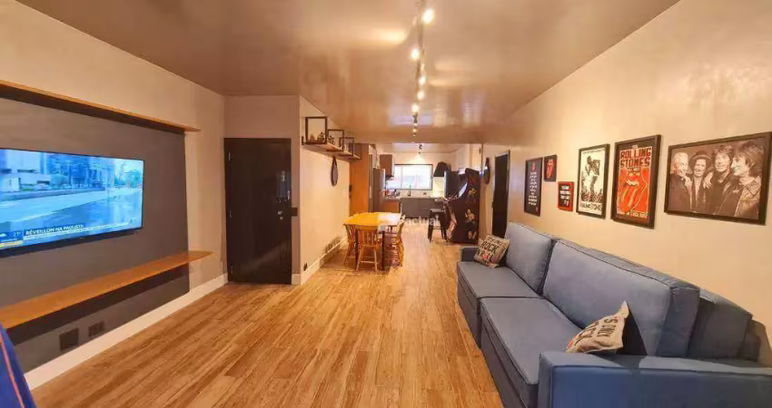 Apartamento com 3 dormitórios à venda, 135 m² por r$ 990.000,00 - pitangueiras - guarujá/sp