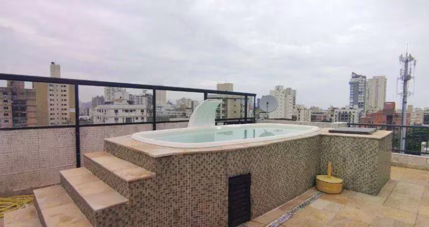 Cobertura com 2 dormitórios à venda, 130 m² por R$ 600.000,00 - Enseada - Guarujá/SP