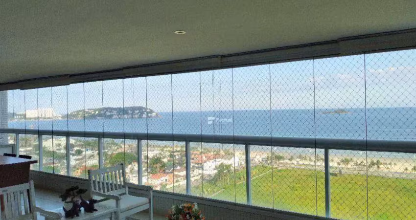 Apartamento com 4 dormitórios à venda, 170 m² por r$ 2.700.000,00 - enseada - guarujá/sp