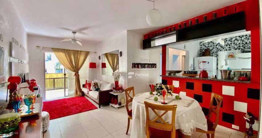 Apartamento com 2 dormitórios à venda, 70 m² por r$ 340.000,00 - enseada - guarujá/sp