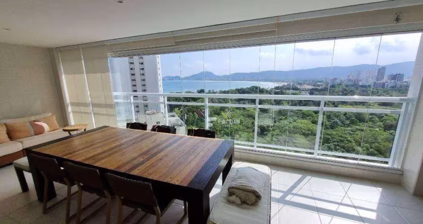 Apartamento com 3 dormitórios à venda, 158 m² por r$ 1.200.000,00 - enseada - guarujá/sp