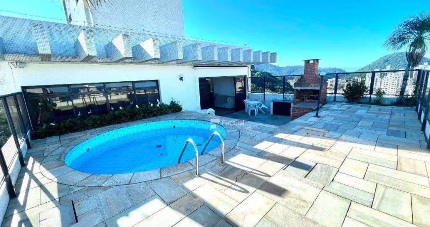 Cobertura com 4 dormitórios à venda, 330 m² por R$ 2.650.000,00 - Pitangueiras - Guarujá/SP