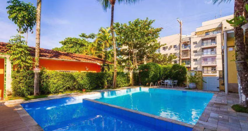 Hotel com 21 dormitórios à venda, 553 m² por r$ 3.800.000,00 - enseada - guarujá/sp