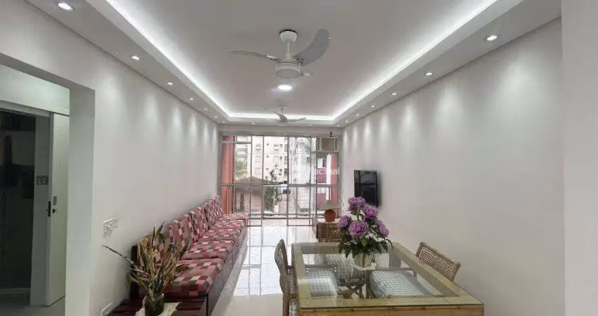 Apartamento com 2 dormitórios à venda, 80 m² por r$ 425.000,00 - enseada - guarujá/sp