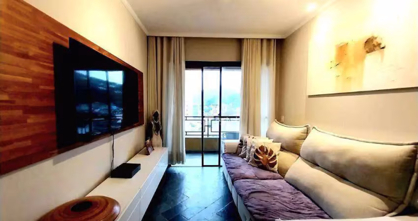 Apartamento com 2 dormitórios à venda, 82 m² por r$ 350.000,00 - enseada - guarujá/sp