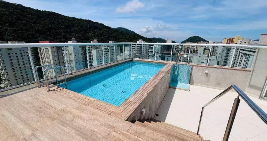 Cobertura com 3 dormitórios à venda, 274 m² por R$ 2.890.000,00 - Pitangueiras - Guarujá/SP