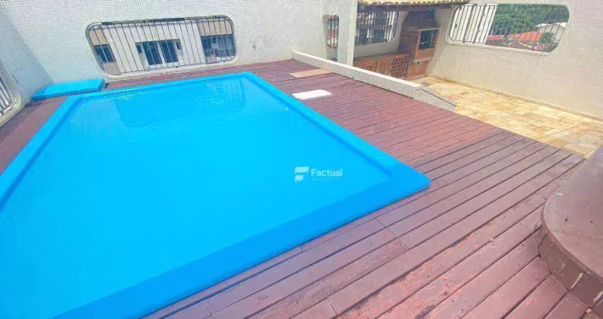 Cobertura com 4 dormitórios à venda, 290 m² por r$ 980.000,00 - enseada - guarujá/sp