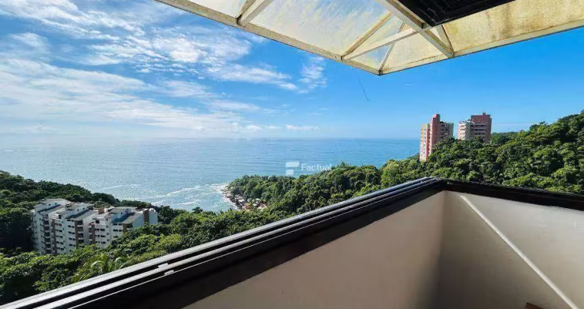 Apartamento com 4 dormitórios à venda, 170 m² por r$ 1.100.000,00 - morro sorocotuba - guarujá/sp