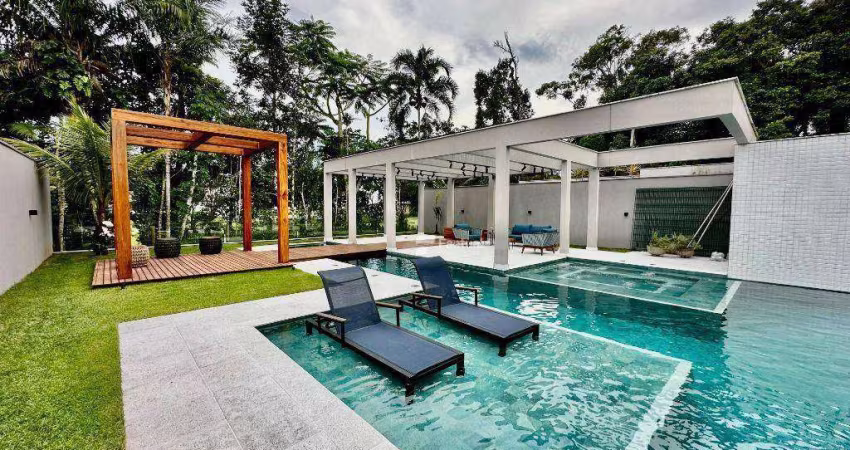 Casa na Riviera com 5 suítes à venda, 511 m² - Riviera de São Lourenço - Bertioga/SP