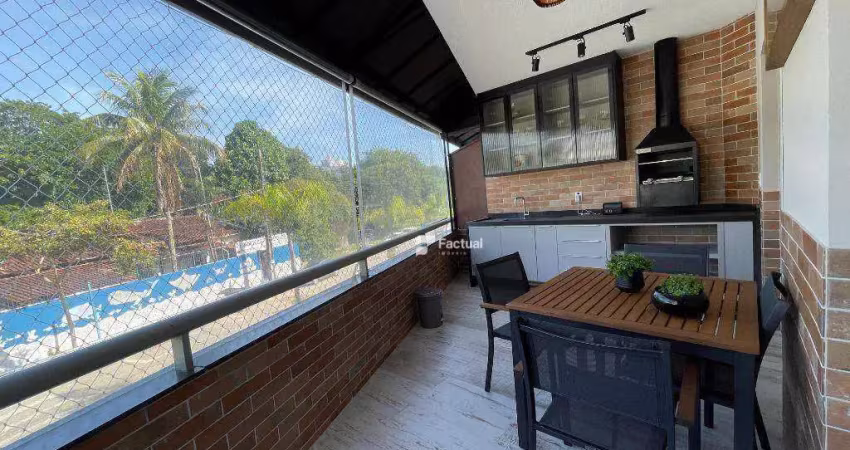 Apartamento com 2 dormitórios à venda, 90 m² - jardim  são lourenço - bertioga/sp