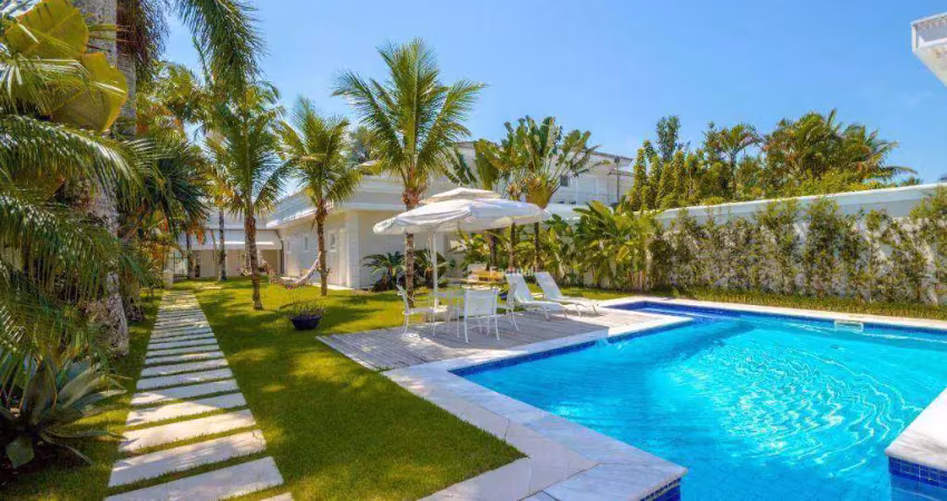 Casa com 6 dormitórios à venda, 400 m² por r$ 3.800.000,00 - acapulco - guarujá/sp