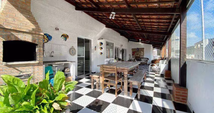 Cobertura com 4 dormitórios à venda, 228 m² por R$ 550.000,00 - Enseada - Guarujá/SP