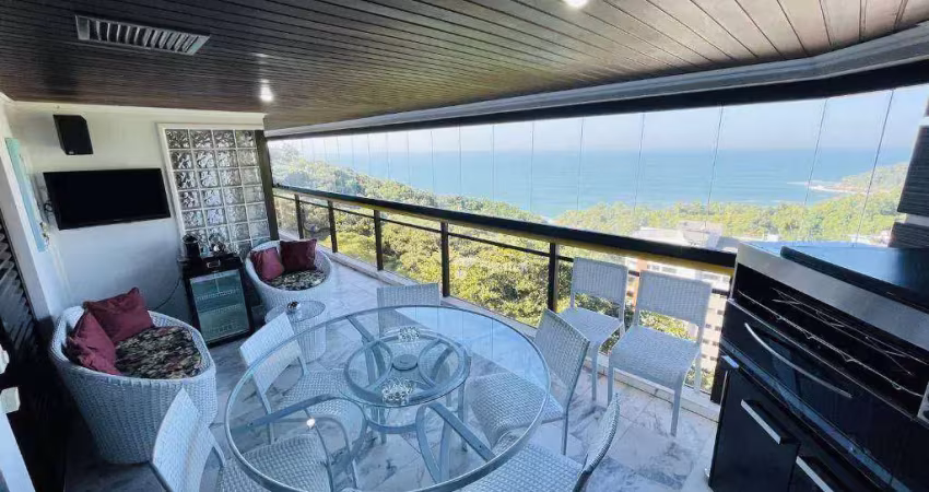 Apartamento com 4 dormitórios à venda, 189 m² por r$ 1.200.000,00 - morro sorocotuba - guarujá/sp
