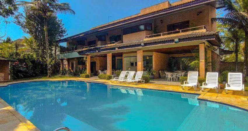 Casa com 6 dormitórios, 670 m² - venda por r$ 2.800.000,00 ou aluguel por r$ 25.000,00/mês - acapulco - guarujá/sp