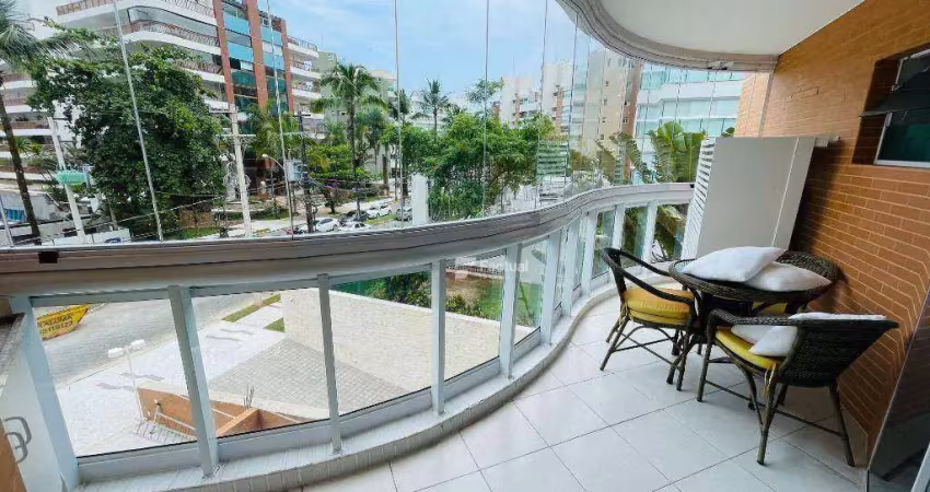 Apartamento com 3 dormitórios à venda, 98 m² - riviera de são lourenço - bertioga/sp