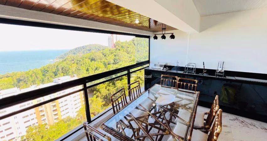 Apartamento com 3 dormitórios à venda, 168 m² por R$ 1.550.000,00 - Morro Sorocotuba - Guarujá/SP