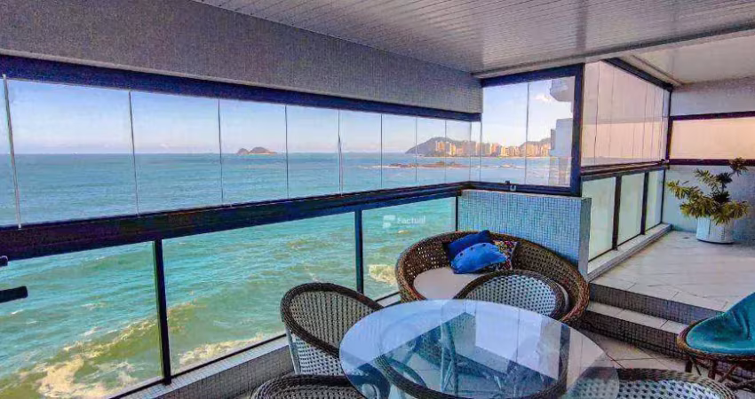 Apartamento com 3 dormitórios à venda, 186 m² por r$ 1.350.000,00 - pitangueiras - guarujá/sp