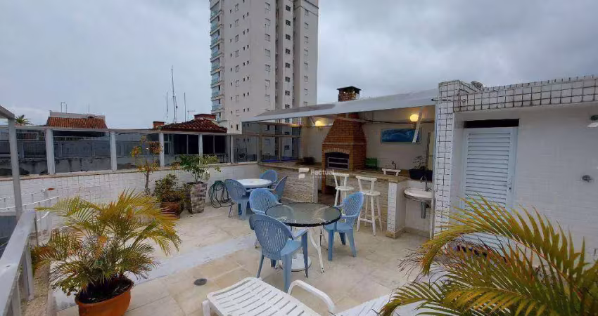 Cobertura com 3 dormitórios à venda, 135 m² por R$ 580.000,00 - Enseada - Guarujá/SP