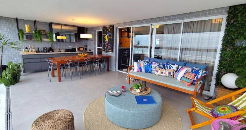 Apartamento com 3 dormitórios à venda, 110 m² por R$ 1.550.000,00 - Enseada - Guarujá/SP