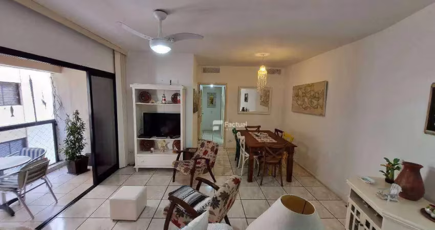 Apartamento com 3 dormitórios à venda, 100 m² por r$ 585.000,00 - enseada - guarujá/sp