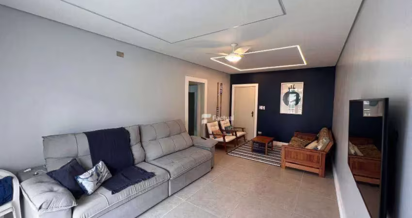 Apartamento com 3 dormitórios à venda, 110 m² por r$ 430.000,00 - enseada - guarujá/sp