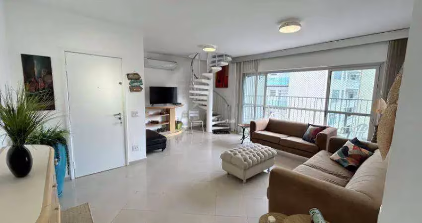 Cobertura com 3 quartos à venda, 240 m² por r$ 875.000 - pitangueiras - guarujá/sp