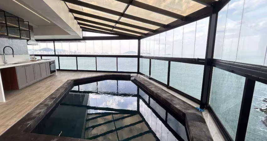 Apartamento com 4 dormitórios à venda, 370 m² por r$ 7.200.000,00 - astúrias - guarujá/sp
