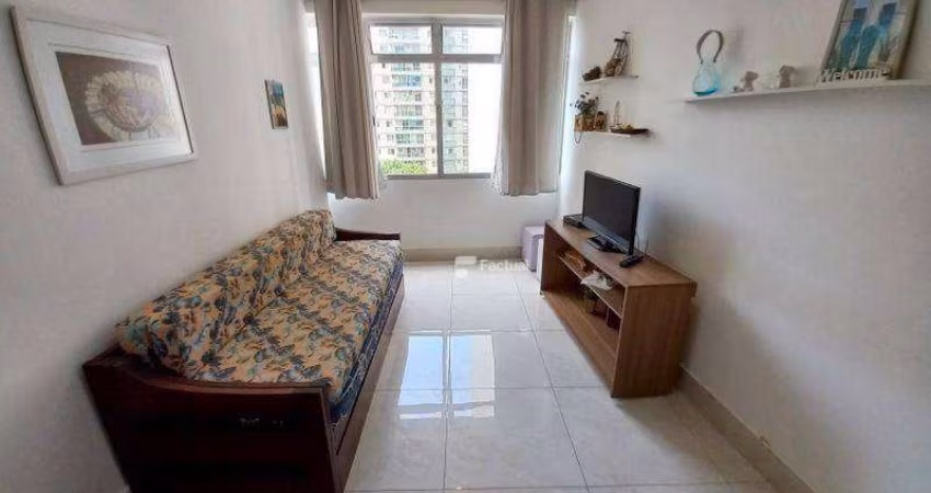 Apartamento com 1 dormitório à venda, 45 m² por R$ 412.000,00 - Pitangueiras - Guarujá/SP