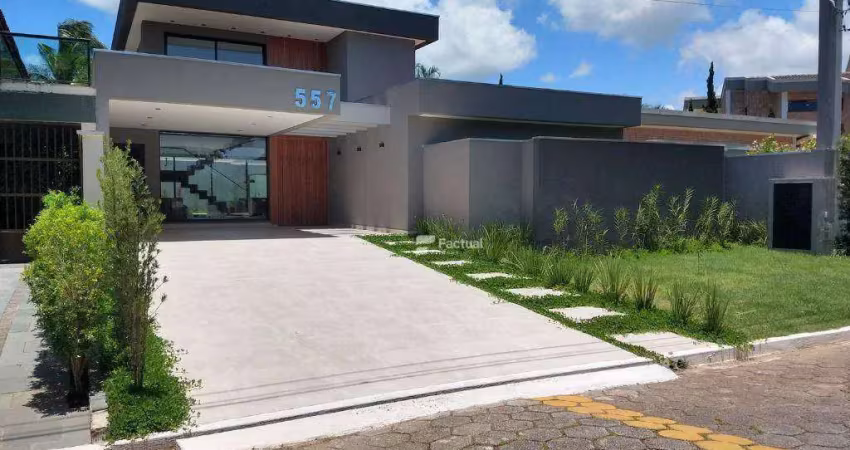 Casa com 4 dormitórios à venda, 380 m² por r$ 5.500.000,00 - acapulco - guarujá/sp