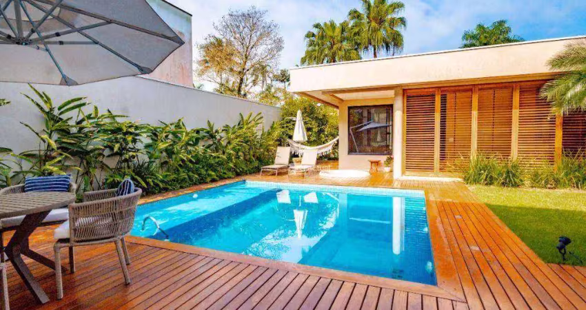 Casa com 4 dormitórios à venda, 358 m² por r$ 3.600.000,00 - park lane - guarujá/sp