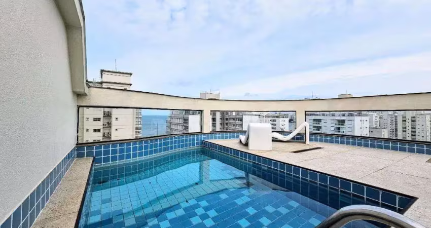 Cobertura à venda, com 3 quartos,  196 m² por r$ 1.600.000 - pitangueiras - guarujá/sp