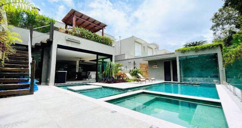 Casa com 6 dormitórios à venda, 463 m²- Riviera de São Lourenço - Bertioga/SP