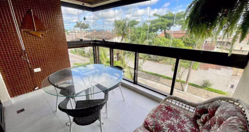 Apartamento com 3 quartos à venda, 125 m² por r$ 750.000 - enseada - guarujá/sp