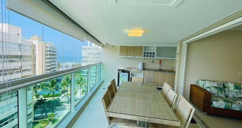 Apartamento com 4 dormitórios, 185 m² - - riviera de são lourenço - bertioga/sp