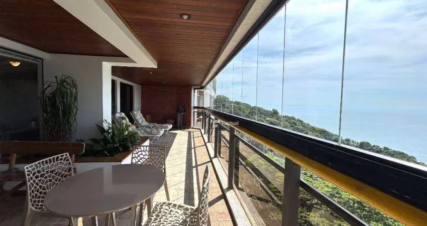 Apartamento com 3 dormitórios à venda, 168 m² por r$ 1.100.000,00 - morro sorocotuba - guarujá/sp
