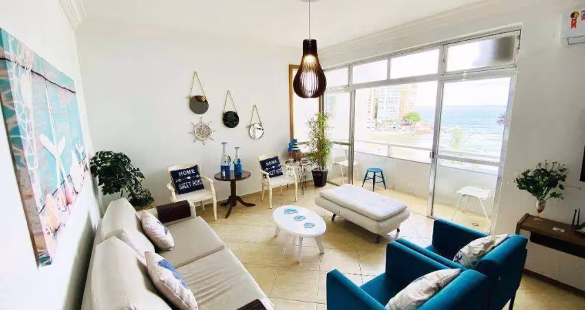 Apartamento com 3 dormitórios à venda, 123 m² por r$ 890.000,00 - pitangueiras - guarujá/sp