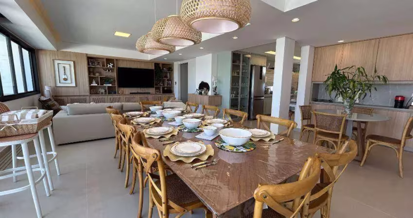 Cobertura com 5 dormitórios para alugar, 300 m² por R$ 4.000,00/dia - Sorocotuba - Guarujá/SP