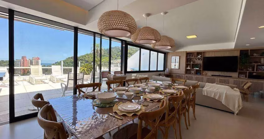 Cobertura com 5 dormitórios para alugar, 300 m² por R$ 4.000,00/dia - Sorocotuba - Guarujá/SP