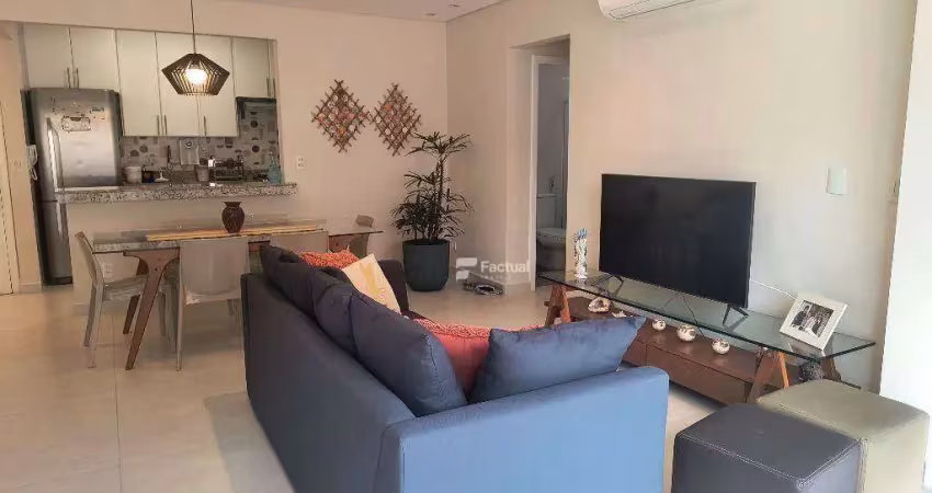 Apartamento com 1 dormitório à venda, 80 m² - riviera de são lourenço - bertioga/sp