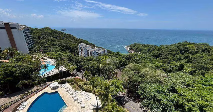 Apartamento com 4 dormitórios à venda, 170 m² por r$ 1.450.000,00 - morro sorocotuba - guarujá/sp