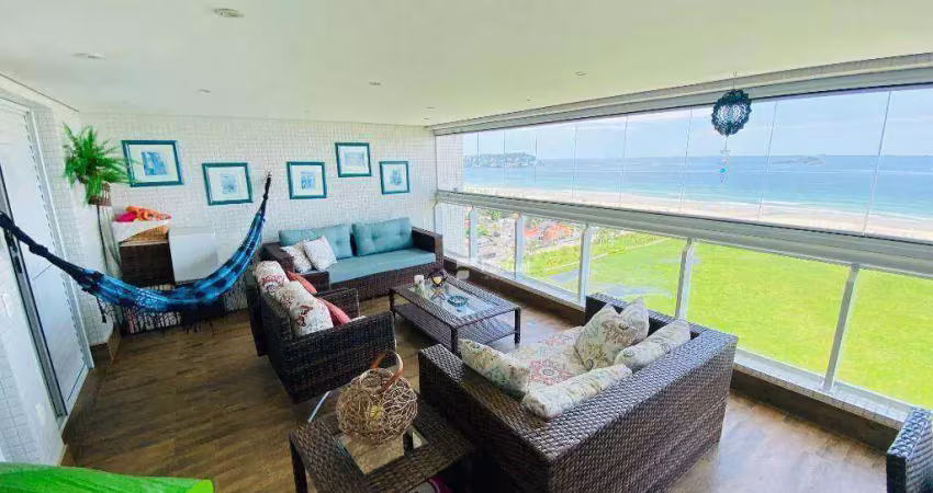 Apartamento com 4 dormitórios à venda, 169 m² por r$ 2.700.000,00 - enseada - guarujá/sp