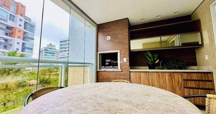 Apartamento com 4 dormitórios à venda, 138 m² - riviera de são lourenço - bertioga/sp