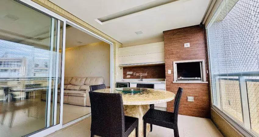 Apartamento com 4 dormitórios, 147 m² - venda ou aluguel/mês - riviera de são lourenço - bertioga/sp