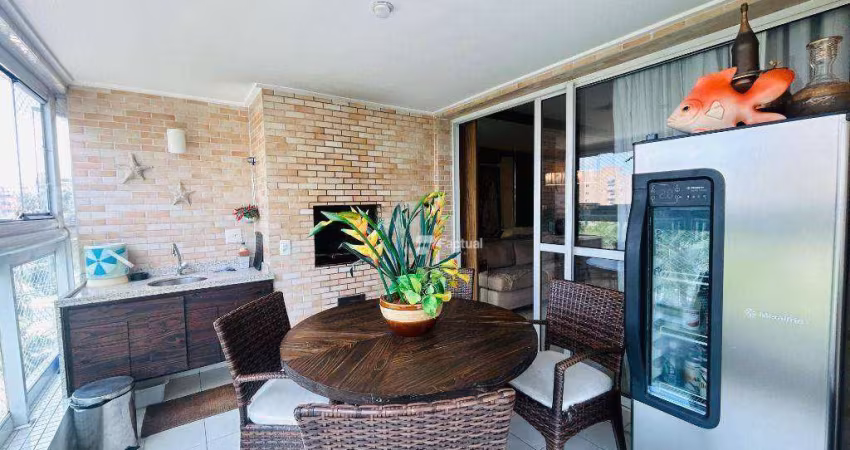 Apartamento com 3 dormitórios para alugar, 91 m² - Riviera de São Lourenço - Bertioga/SP