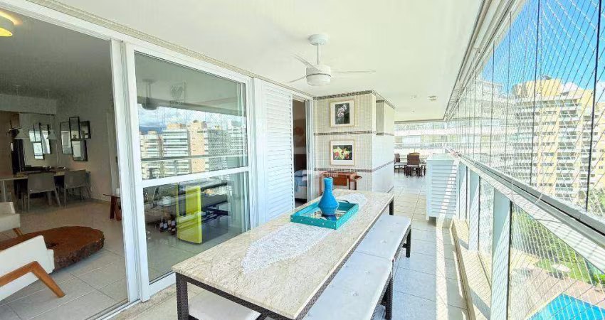 Apartamento com 3 dormitórios à venda, 138 m² - Praia da Riviera de São Lourenço - Bertioga/SP