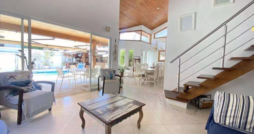 Casa com 4 dormitórios à venda, 300 m² por r$ 1.150.000,00 - enseada - guarujá/sp