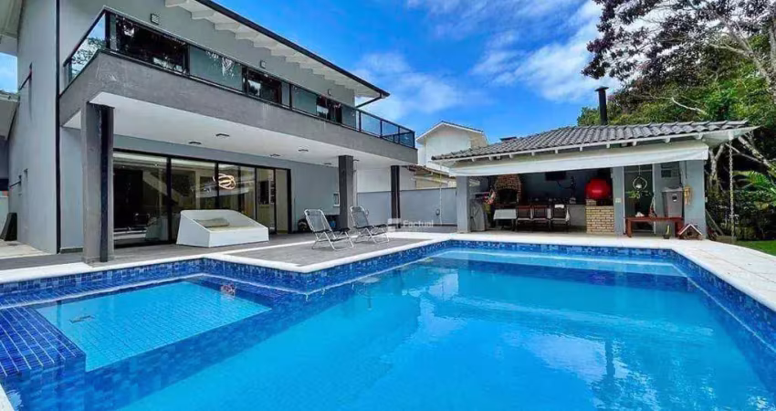Casa com 5 dormitórios, 320 m² - venda ou aluguel/mês - riviera de são lourenço - bertioga/sp